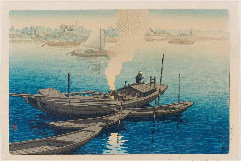 Ferry at Odai (Odai no watashi)