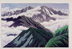 Kashimayari Seen from Yatsumine (Yatsumine yori mitaru Kashimayari)