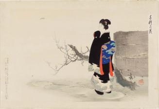 The Warbler's First Call, from the series A Thousand Kinds of Flowers (Chigusa no Hana)
