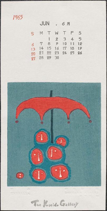 Umbrella (Amagasa); Calendar for June 1965