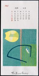 Enjoying the Evening Cool (Nôryô); Calendar for August 1965