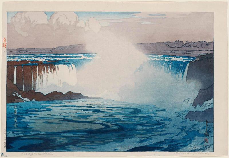 Niagara Falls (Naiagara bakufu), from the series The United States