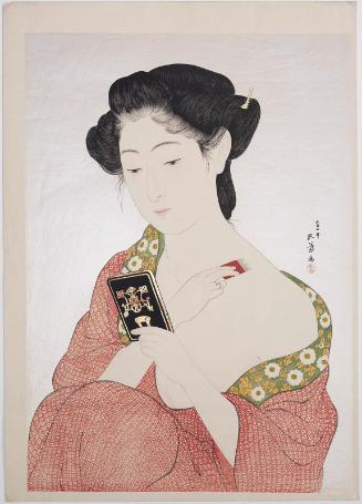 Woman Powdering her Neck