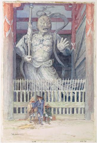 Niô Guardian Figure in Gate at Tôdai-ji
