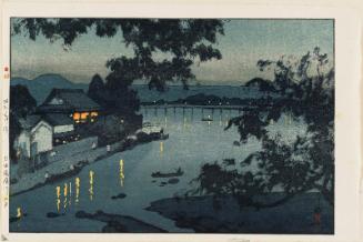 Evening on the Chikugo River in Hida  (Hida Chikugogawa no yûbe)