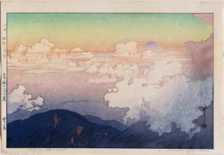 Above the Cloud (Unhyô), from the series Southern Japan Alps (Nihon Minami Arupusu shû)