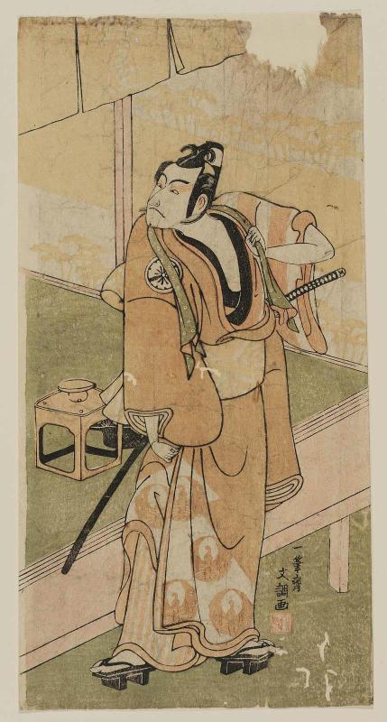 Actor Matsumoto Kôshirô III as Soga no Gorô