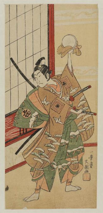 Actor Ichikawa Benzô as Kazusanosuke