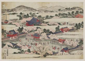 View of Daigo-ji Temple in Eastern Kyoto (Rakuyô Daigo zu)
