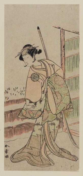 Actor Nakamura Tomijûrô I as Sukenobu's Mistress Osaga