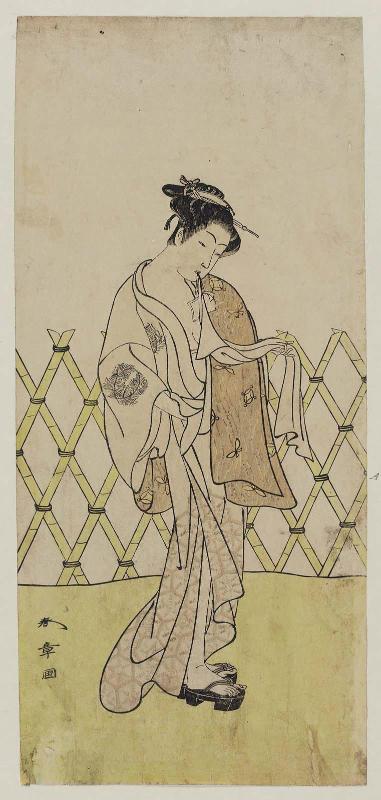 Actor Nakamura Rikô I as Hakata Kojorô (?)