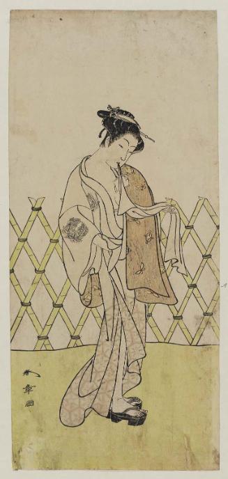 Actor Nakamura Rikô I as Hakata Kojorô (?)