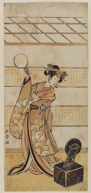 Actor Arashi Sangorô II as Tomoe Gozen