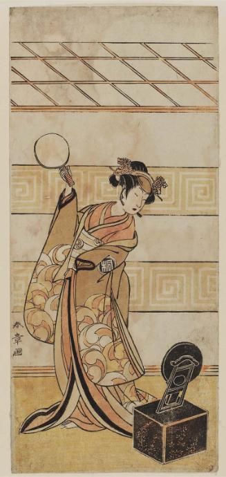 Actor Arashi Sangorô II as Tomoe Gozen