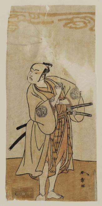 Actor Arashi Sangorô II as Hida no Takumi (?)