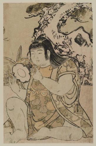 Boy Playing a Hand Drum