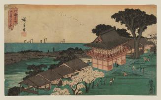 Mount Atago in Shiba (Shiba Atagoyama), from the series Famous Places in Edo (Kôto meisho)