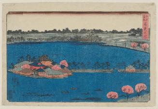 Shinobazu Pond (Shinobazu no ike), from the series Famous Places in Edo (Edo meisho)