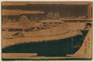 Benkei Moat outside Sakurada (Soto Sakurada Benkeibori), from the series Famous Places in Edo (Edo meisho)