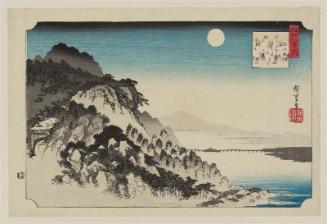 Autumn Moon at Ishiyama Temple (Ishiyama shûgetsu), from the series Eight Views of Ômi (Ômi hakkei no uchi)