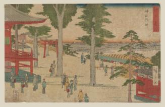 Kanda Myôjin Shrine (Kanda Myôjin), from the series Famous Places in Edo (Edo meisho)