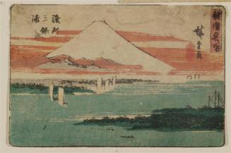 Miho Bay in Suruga Province (Sunshû Miho no ura), from the series Famous Places in the Various Provinces (Shokoku meisho)