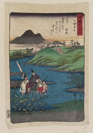 The Ide Jewel River in Yamashiro Province (Yamashiro Ide), from the series Six Jewel Rivers in Various Provinces (Shokoku Mu Tamagawa)