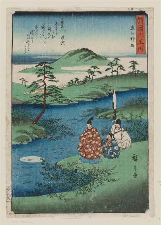 The Noji Jewel River in Ômi Province (Ômi Noji), from the series Six Jewel Rivers in Various Provinces (Shokoku Mu Tamagawa)