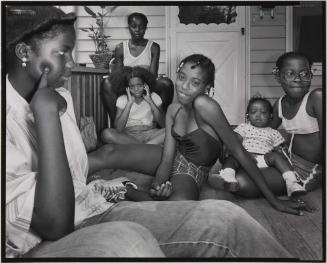 Hyde Park, Massachusetts (Black Family on Porch)