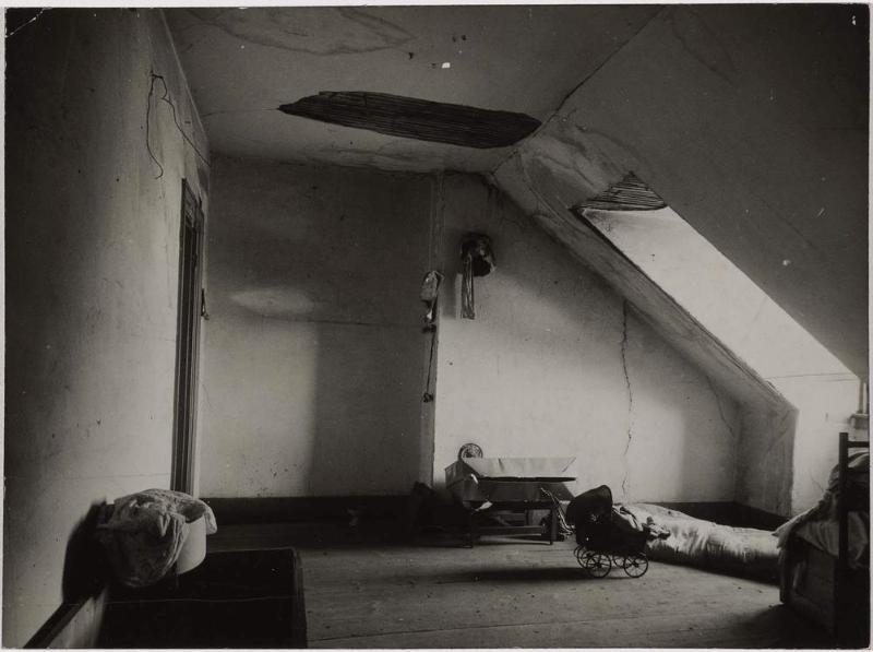 Attic with Doll Carriage, Holyoke, Mass.