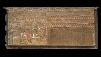 Front side panel of outer coffin of Djehutynakht