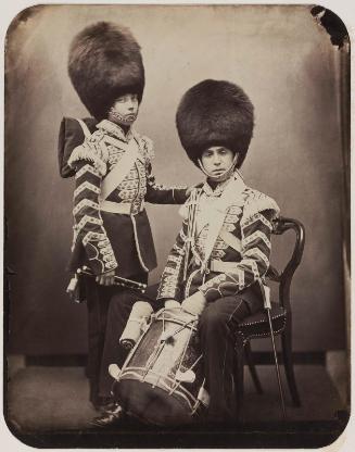 Two British Grenadier Drummers: John Allen of the 2nd Battalion Grenadier Guards and a Flute Player Companion