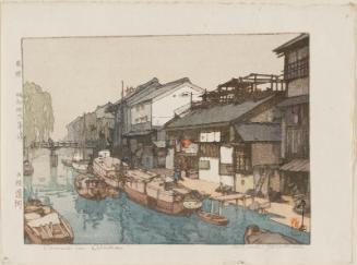 Canal in Osaka (Ôsaka unga)