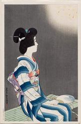 Fireworks (Hanabi), from the series Second Series of Modern Beauties (Gendai bijin dai-nishû)