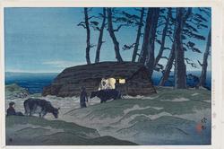 Dawn (Reimei), from the series Twelve Views of Ôshima (Ôshima jûni kei no uchi)