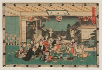 Act VII (Shichidanme), from the series The Storehouse of Loyal Retainers (Chûshingura)
