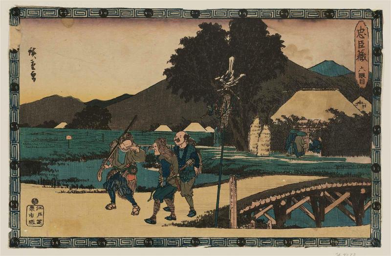 Act VI (Rokudanme), from the series The Storehouse of Loyal Retainers (Chûshingura)