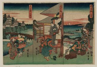 Act I (Daijo), Act II (Nidanme), and Act III (Sandanme), from the series The Storehouse of Loyal Retainers (Chûshingura)