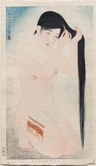 Black Hair (Kurokami), No. 5 from the series Fashions of the Modern World (Kindai jiseisô no uchi, go)