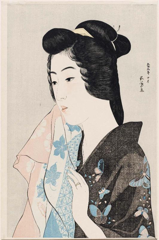 Woman with a Towel (Portrait of Hisae)