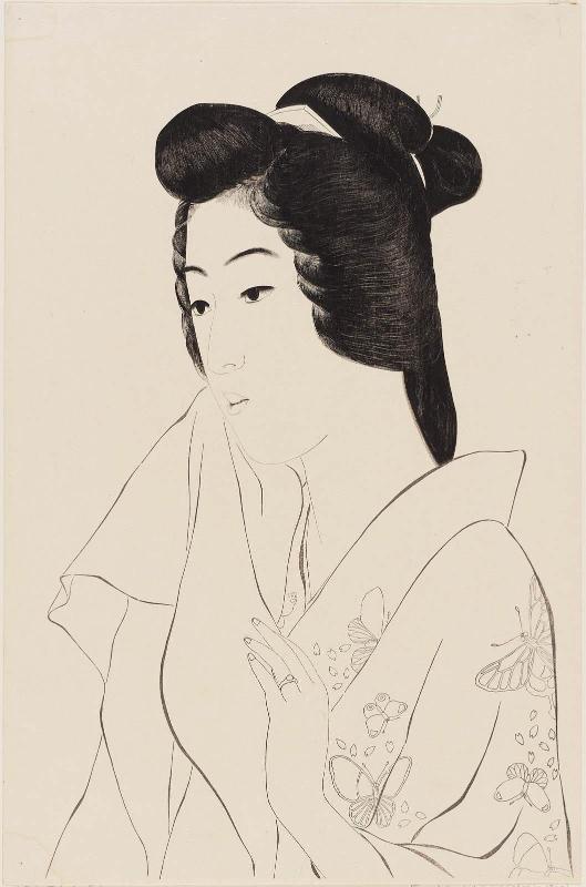 Woman with a Towel (Portrait of Hisae)