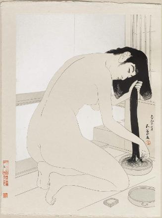 Woman Washing Her Hair