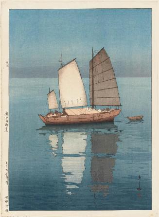 Sailboats: Afternoon (Hansen, gogo), from the series Inland Sea (Seto Naikai shû)