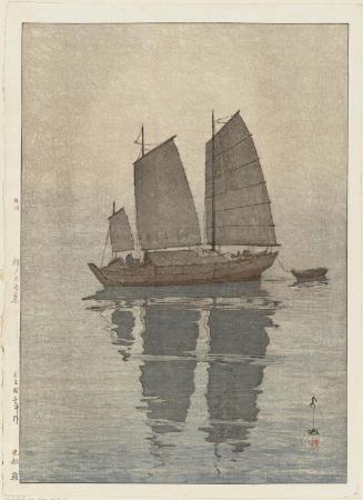 Sailboats: Fog (Hansen, kiri), from the series Inland Sea (Seto Naikai shû)