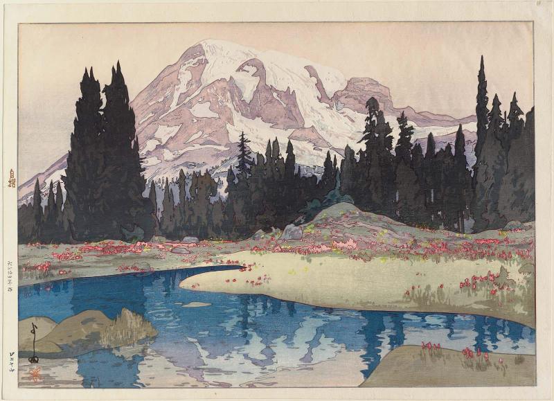 Mount Rainier (Reneya-yama), from the series The United States