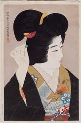 Pupil of the Eye (Hitomi), from the series Second Series of Modern Beauties (Gendai bijin dai-nishû)