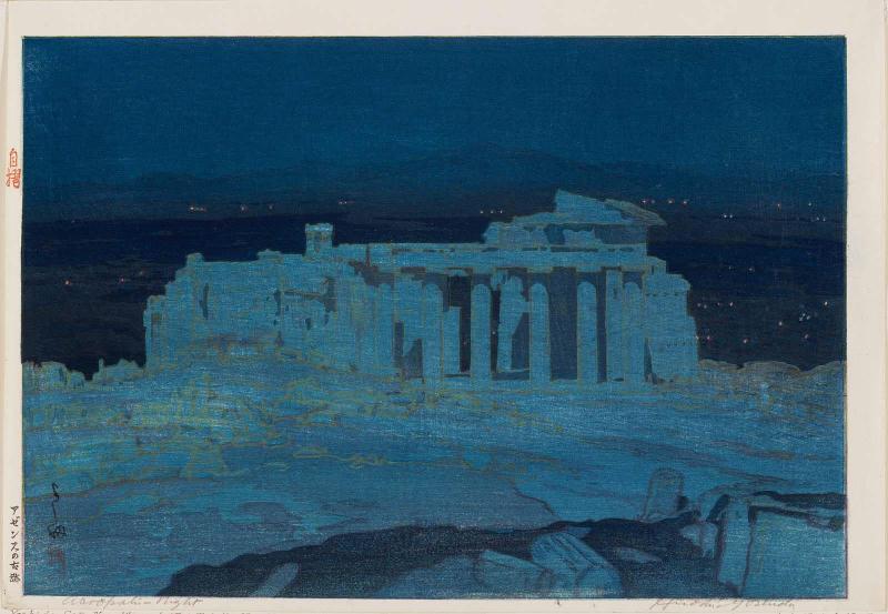 Acropolis, Night (Azensu no koseki [Ruins of Athens])