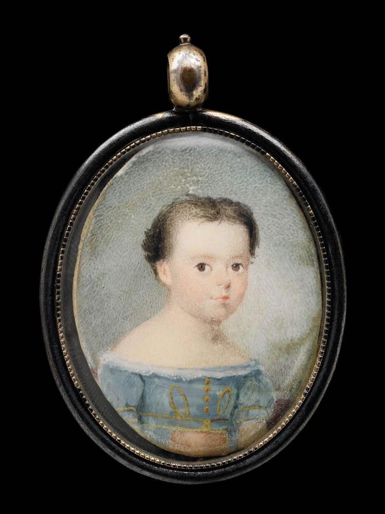 Child in a Blue Dress