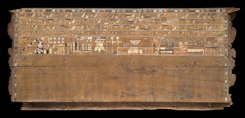 Back side panel of the outer coffin of Djehutynakht