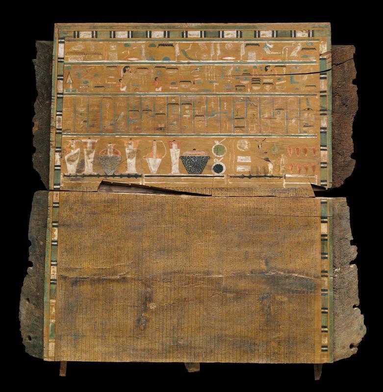 Head end panel from the outer coffin of Djehutynakht